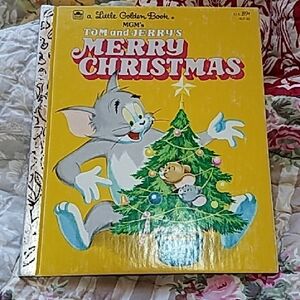 Tom and Jerry's Merry Christmas Book - A Little Golden Book